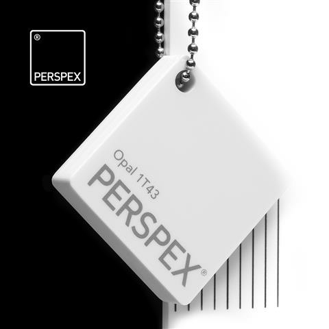 Perspex GS Platte weiss gedeckt 1T43 2030x1525x6mm - halbe Großformat -