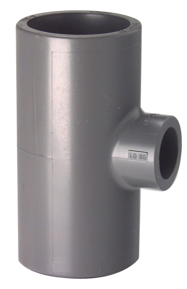 T 90° reduziert ABS metrisch d 40 mm, d1 25 mm