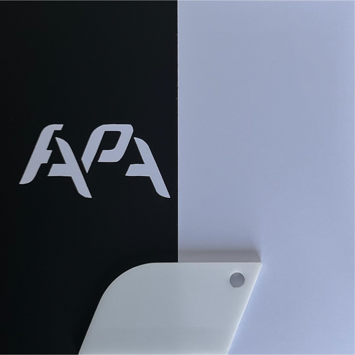 DEGLAS® GS Platte weiss 4143 (072/WH73) 2030x1525x5mm - halbe Großformat -