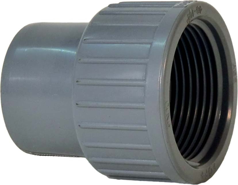Übergangs-Muffennippel egal ABS metrisch Rp d 40 mm, Rp 1 1/4 inch