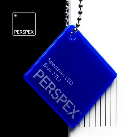 Perspex GS blau (LED) 7TL1 3050x2030x3mm