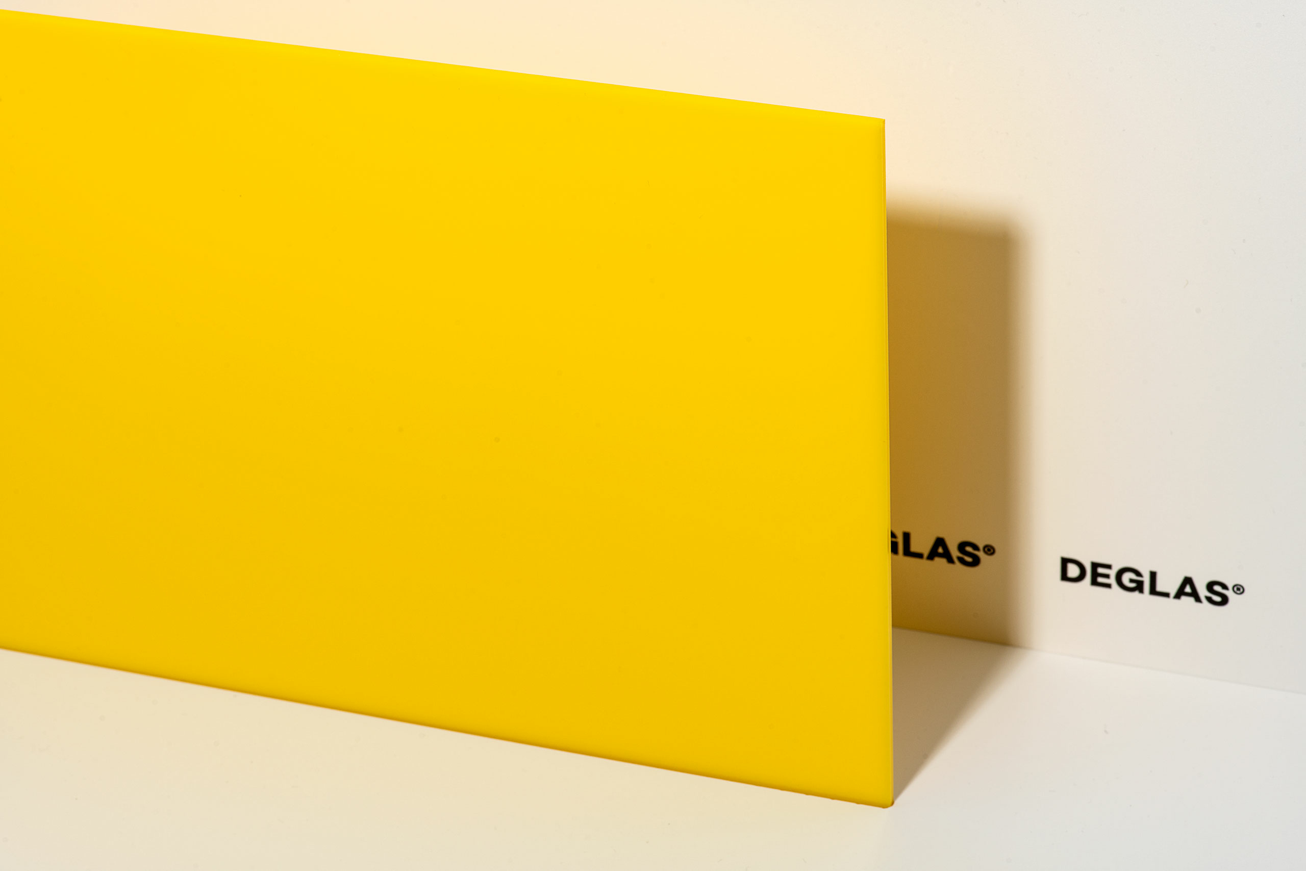 DEGLAS® GS Platte gelb 4566 (374/1H01) 2030x1525x5mm - halbe Großformat -