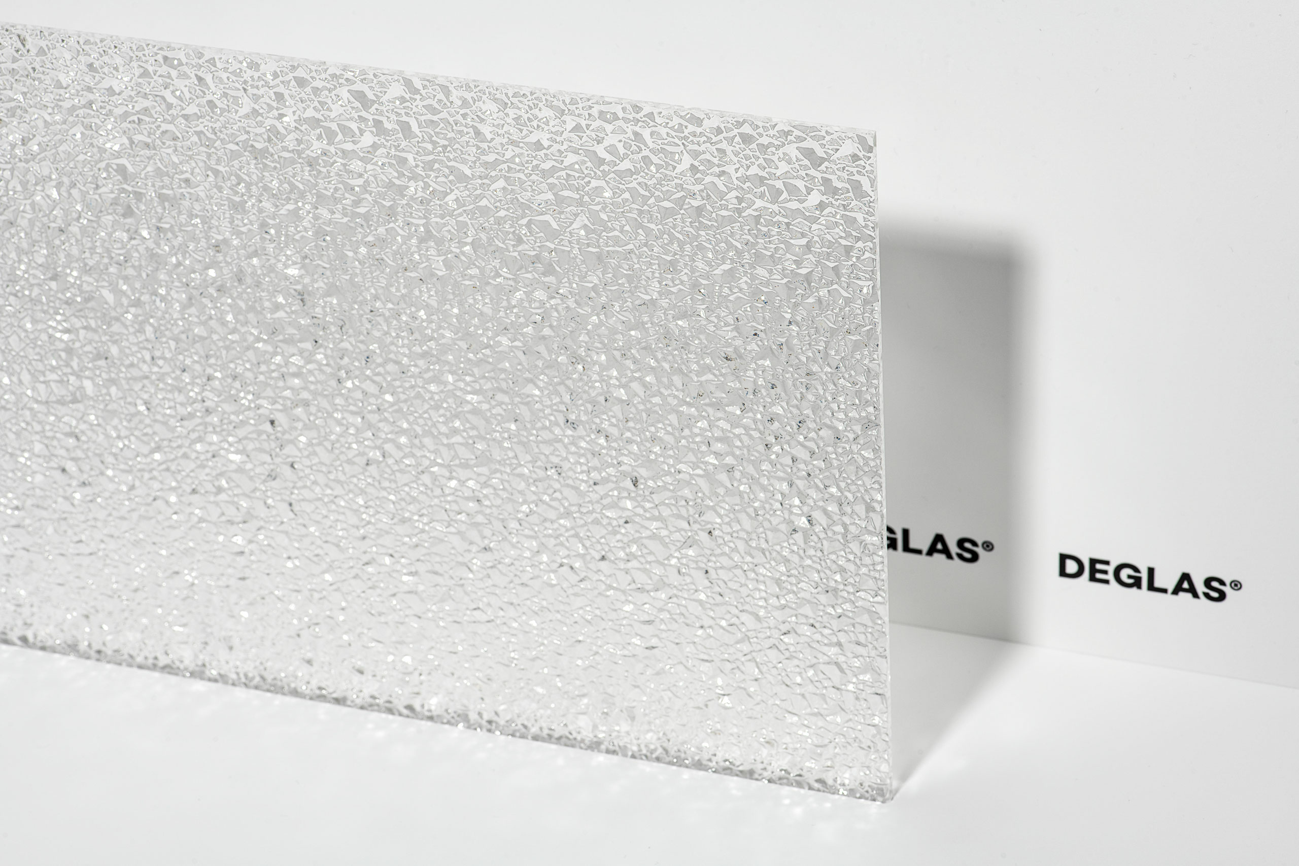 DEGLAS® XT Struktur beidseitig Kräusel 70000 CL 3050x1650x6mm farblos (20070CL/0A000CL)