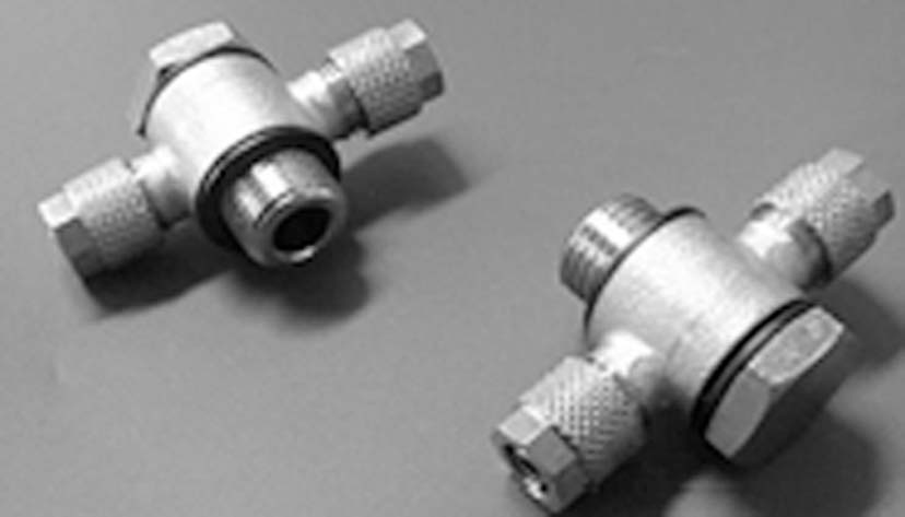 für Pneumatik-Steueranschlüsse T-Schwenkverschraubung