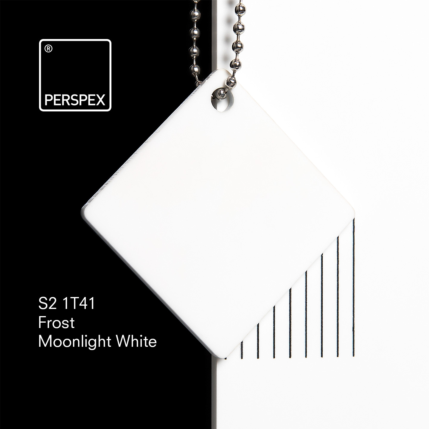 Perspex GS Platte moonlight white 1T41 satiniert 3050x2030x5mm