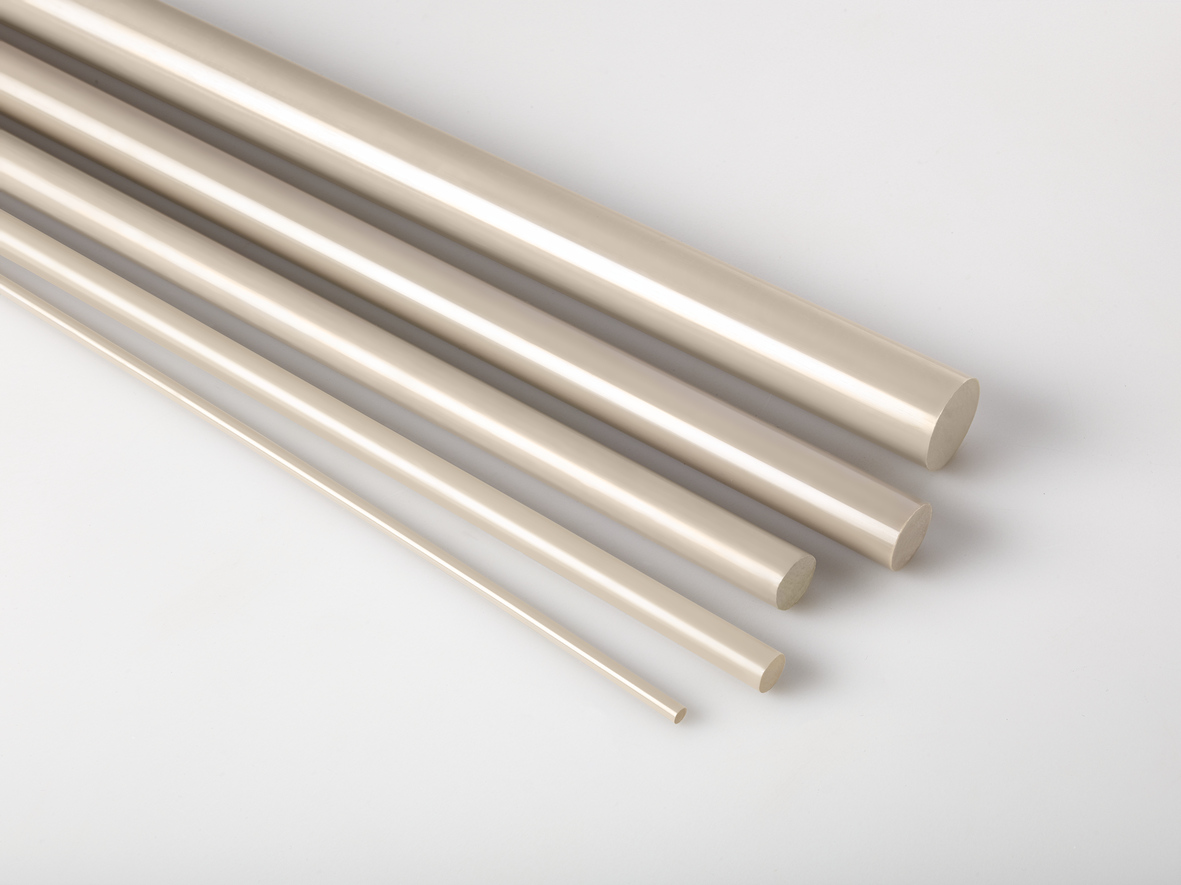 PEEK Vollstab natur 10mm 3000mm lang