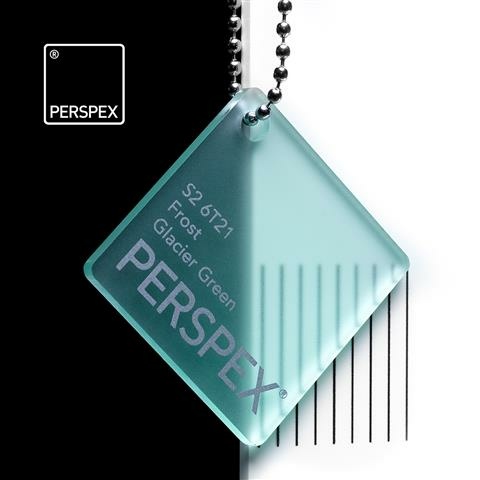 Perspex GS Platte glacier green 6T21 satiniert 3050x2030x8mm