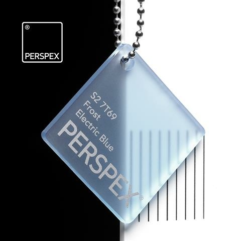 Perspex GS Platte electric blue 7T69 satiniert 3050x2030x5mm