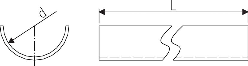 Tragschalen, Cr-Ni Stahl V2A 0,8 mm d 32 mm