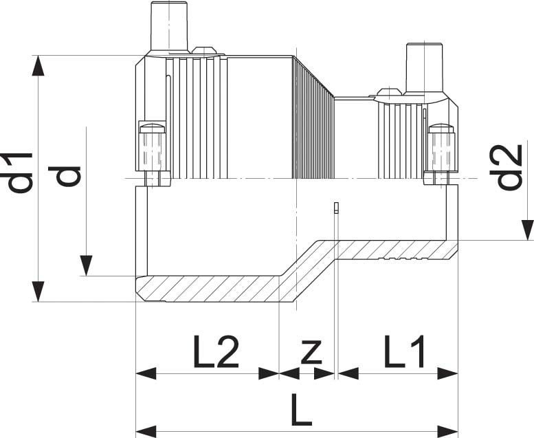 ELGEF Plus Reduktion PE100  d20-63mm / SDR11