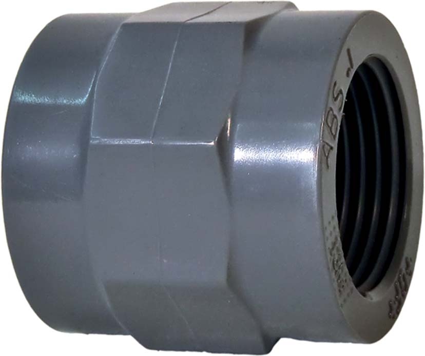 Gewindemuffe ABS Rp Rp 3/4 inch, PN 10 bar