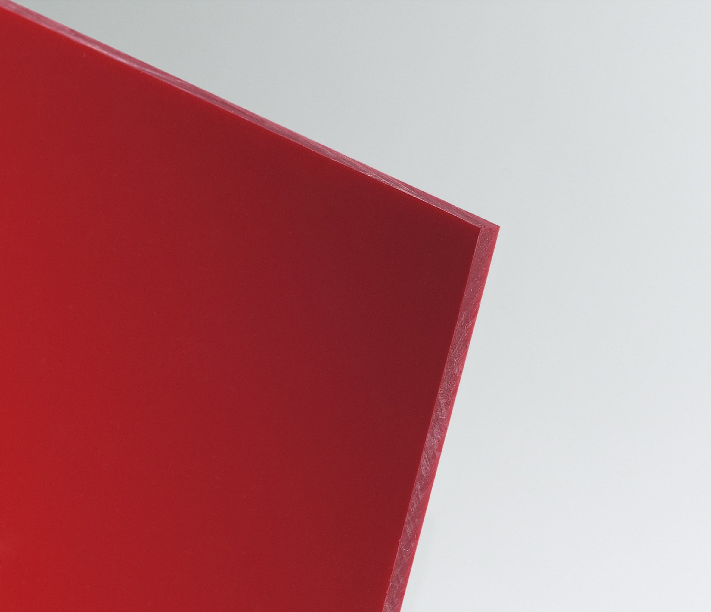 PVC Platte extrudiert, rot 2000x1000x8mm